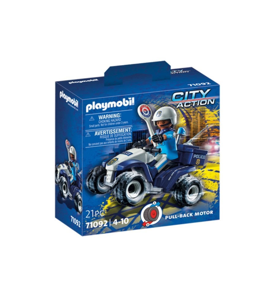 Playmobil Policia -  Speed Quad