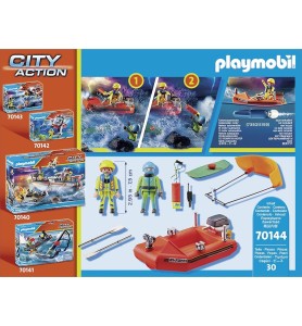 Playmobil Rescate Maritimo : Rescate De Kitsurfer Con Bote