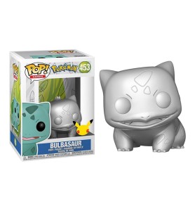 Funko Pop Jumbo Pokémon S6 Bulbasaur Plateado Efecto Metalico 10" Edicion Especial Exclusivo 59874