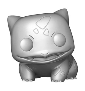 Funko Pop Jumbo Pokémon S6 Bulbasaur Plateado Efecto Metalico 10" Edicion Especial Exclusivo 59874