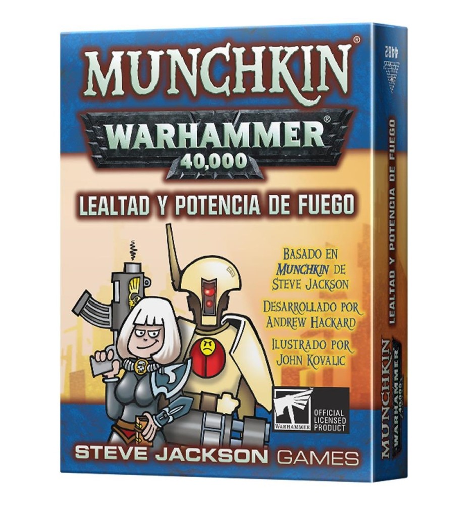 Juego De Mesa Munchkin Warhammer Lealtad Y Potencia De Fuego Pegi 10