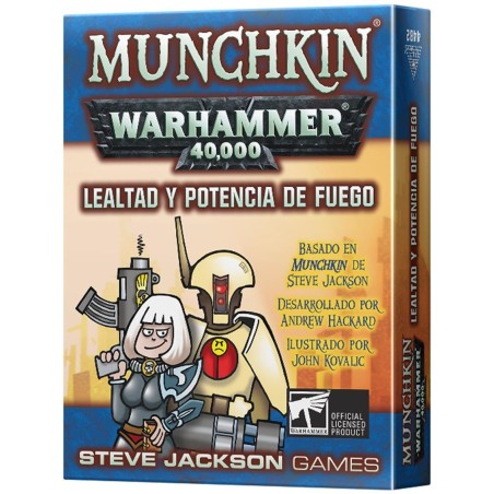 Juego De Mesa Munchkin Warhammer Lealtad Y Potencia De Fuego Pegi 10