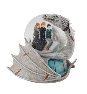 Figura Enesco Bola De Agua Decorativa Harry Potter Dragon Ucraniano Harry Ron Y Hermione