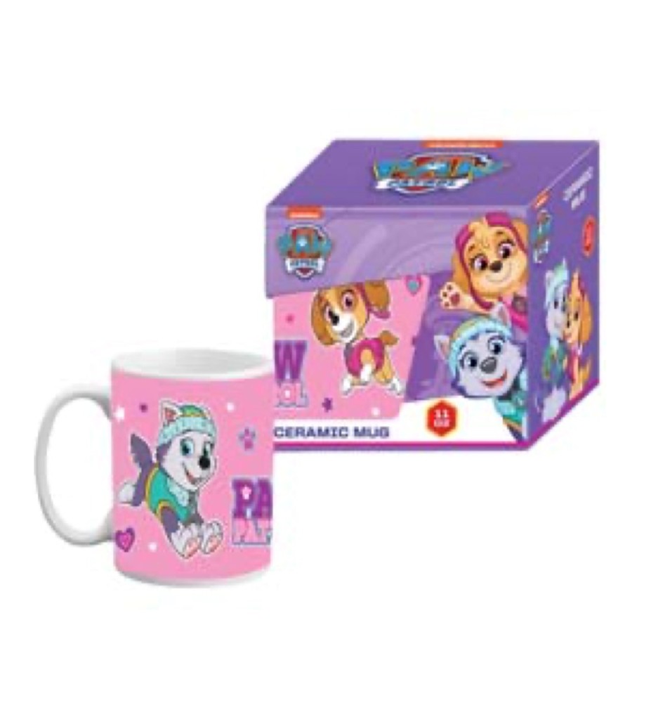 Taza Gb Eye Ceramica Rosa Patrulla Canina En Caja De Regalo