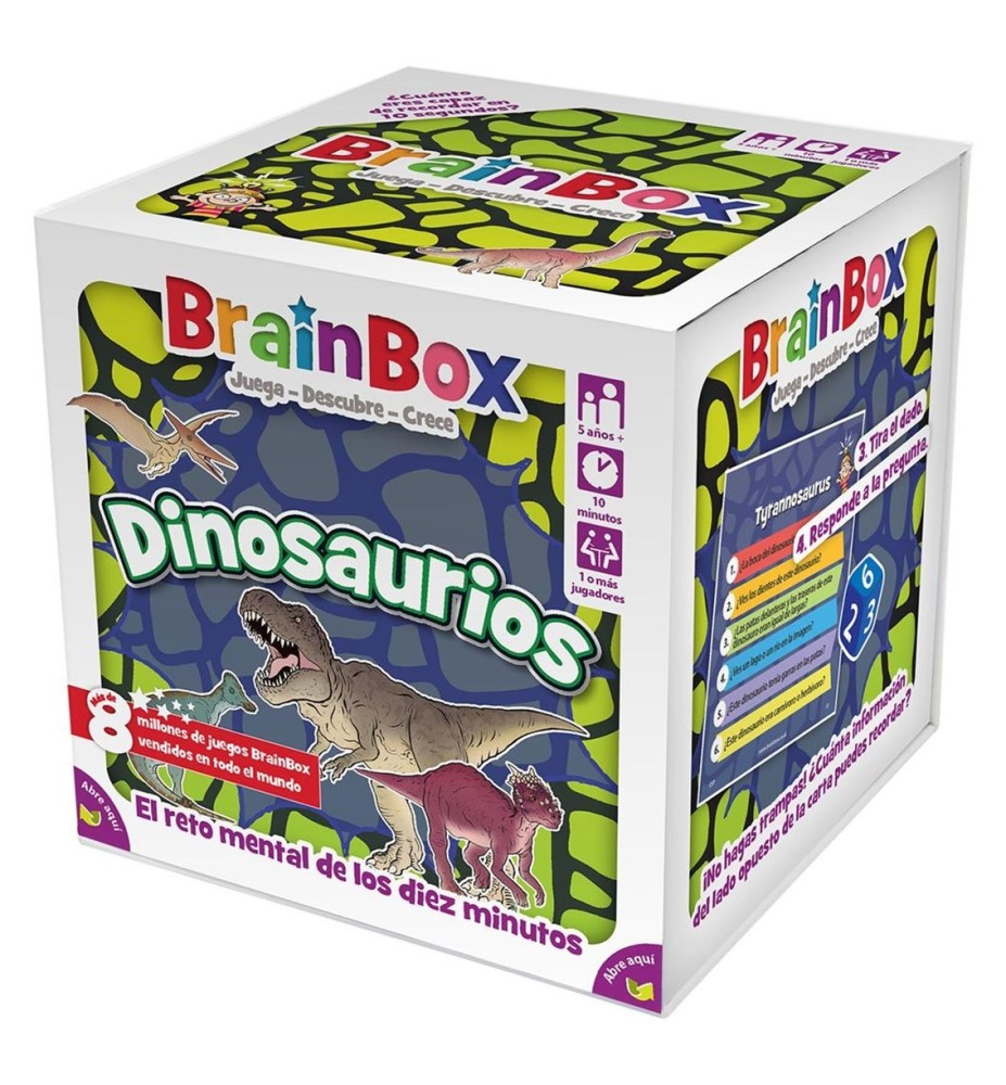 Juego De Mesa Brainbox Dinosaurios Pegi 5