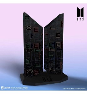 Estatua Premium Sideshow Bts Logo Hangeul Edition 18 Cm