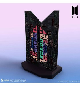 Estatua Premium Sideshow Bts Logo Hangeul Edition 18 Cm