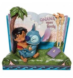 Figura Decorativa Enesco Disney Lilo & Stitch Libro Ohana