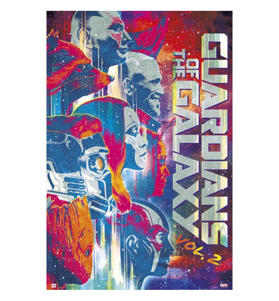 Póster Marvel Guardianes De La Galaxia Vol. 2