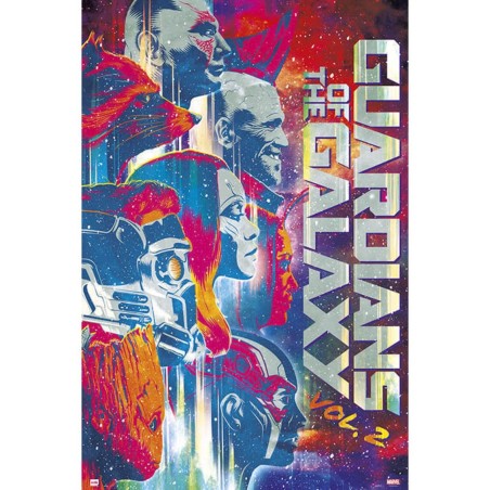 Póster Marvel Guardianes De La Galaxia Vol. 2