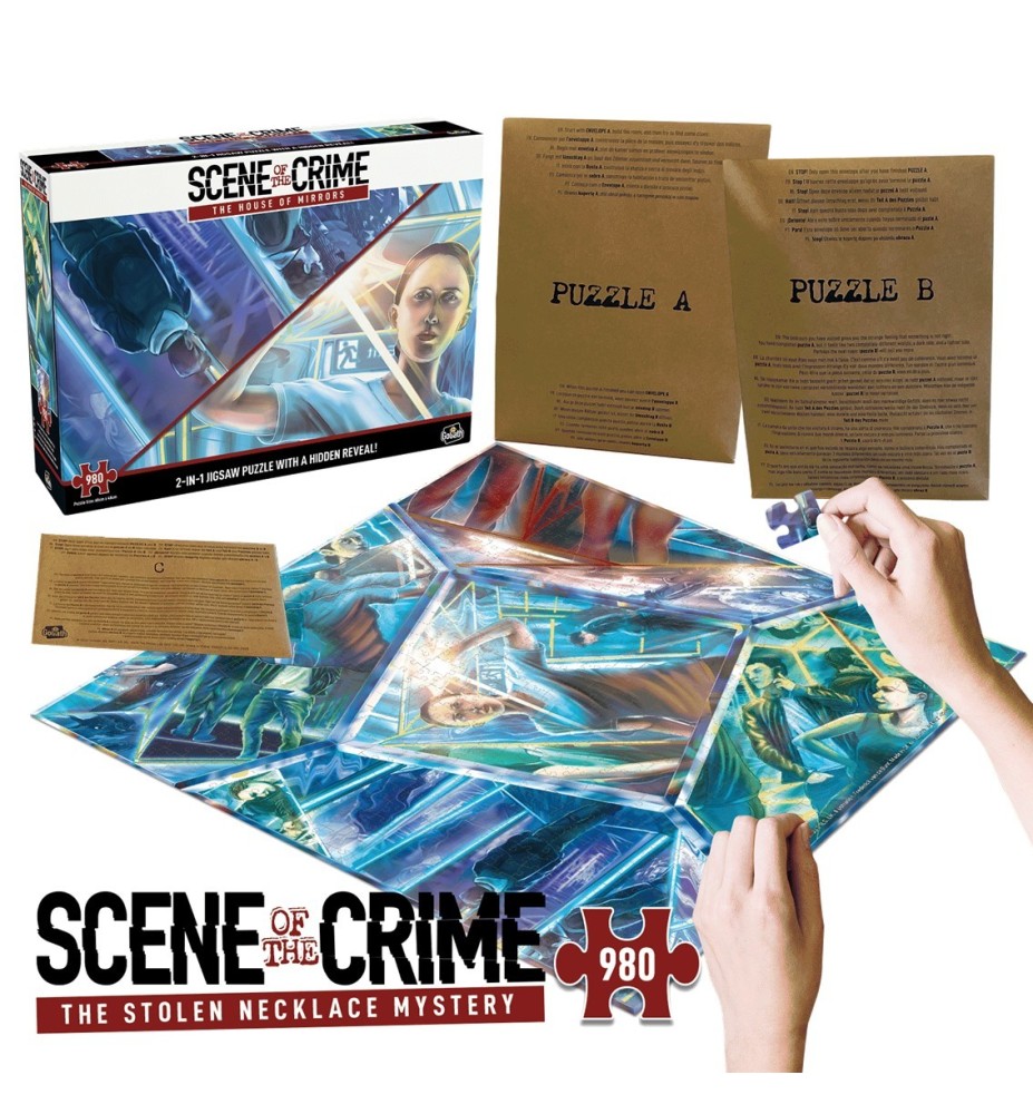 Juego De Mesa Puzzle Escena Del Crimen La Casa De Los Espejos