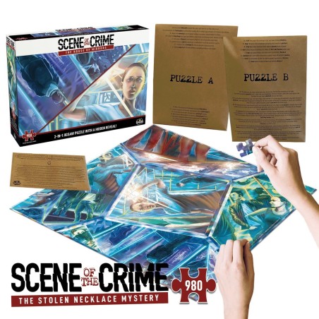 Juego De Mesa Puzzle Escena Del Crimen La Casa De Los Espejos