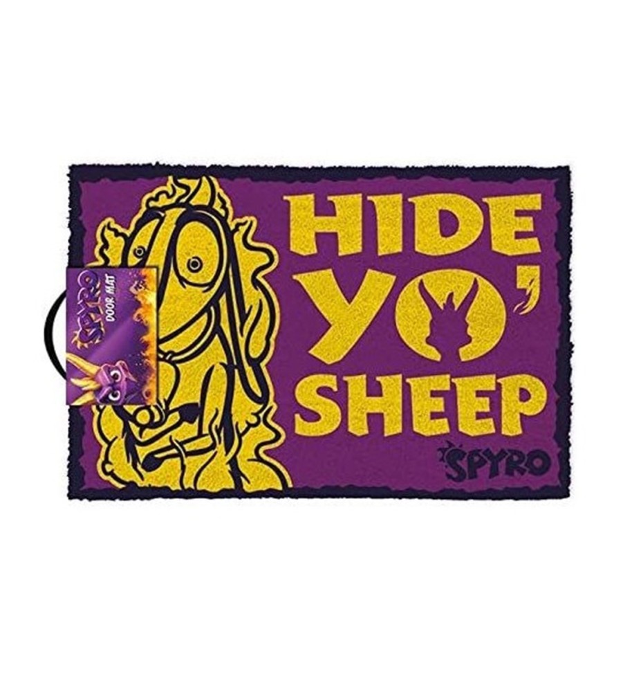 Felpudo Spyro El Dragon Doormat Hide Yo Sheep 40 X 60 Cm