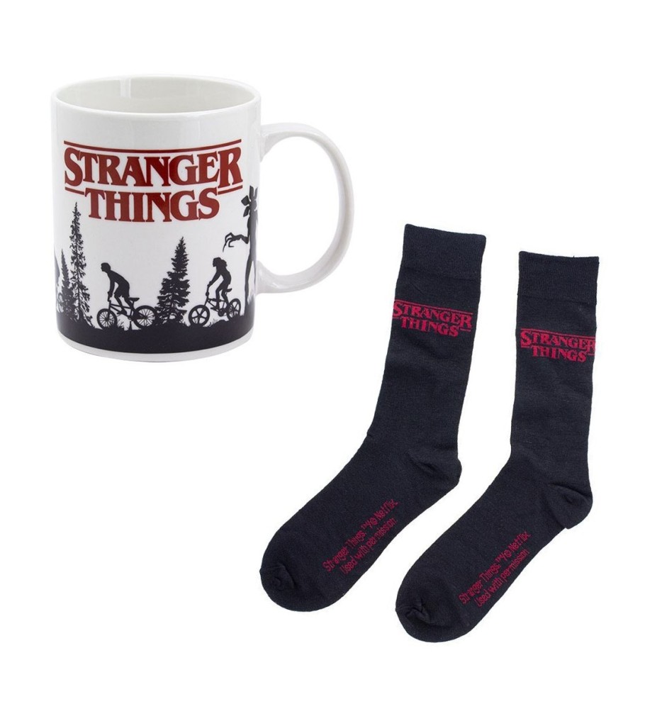 Set Taza Y Calcetines Paladone Stranger Things Logo