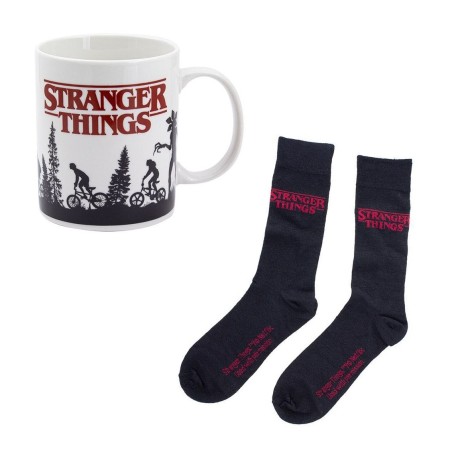 Set Taza Y Calcetines Paladone Stranger Things Logo