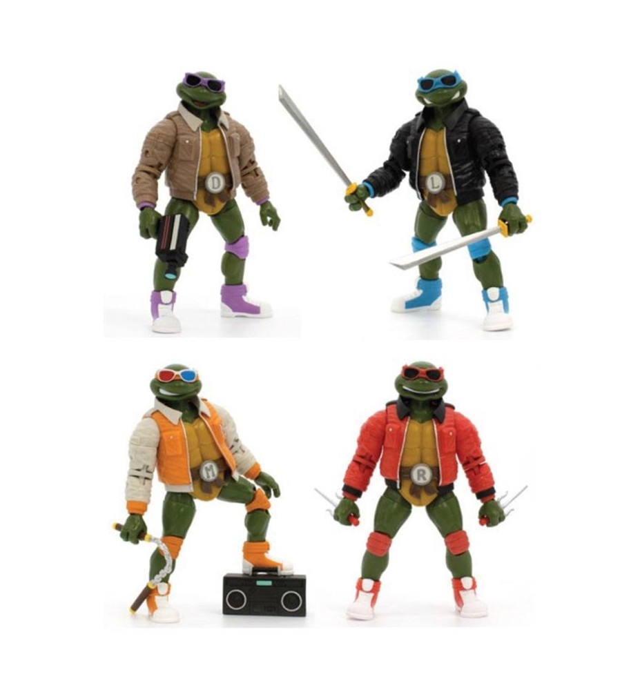 Surtido Figuras (4) The Loyal Subjects Tortugas Ninja Street Gang 13 Cm Exclusive núm.1