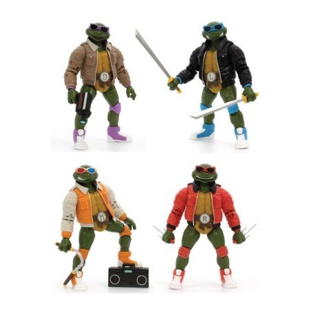 Surtido Figuras (4) The Loyal Subjects Tortugas Ninja Street Gang 13 Cm Exclusive núm.1