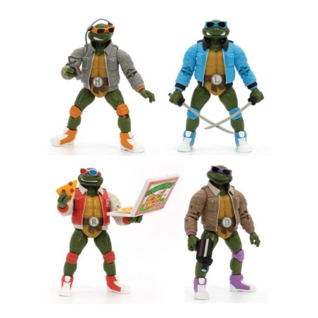 Surtido Figuras (4) The Loyal Subjects Tortugas Ninja Street Gang 13 Cm Exclusive núm.2