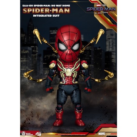 Figura Beast Kingdom Egg Attack Marvel Spider - Man No Way Home Traje Integrado