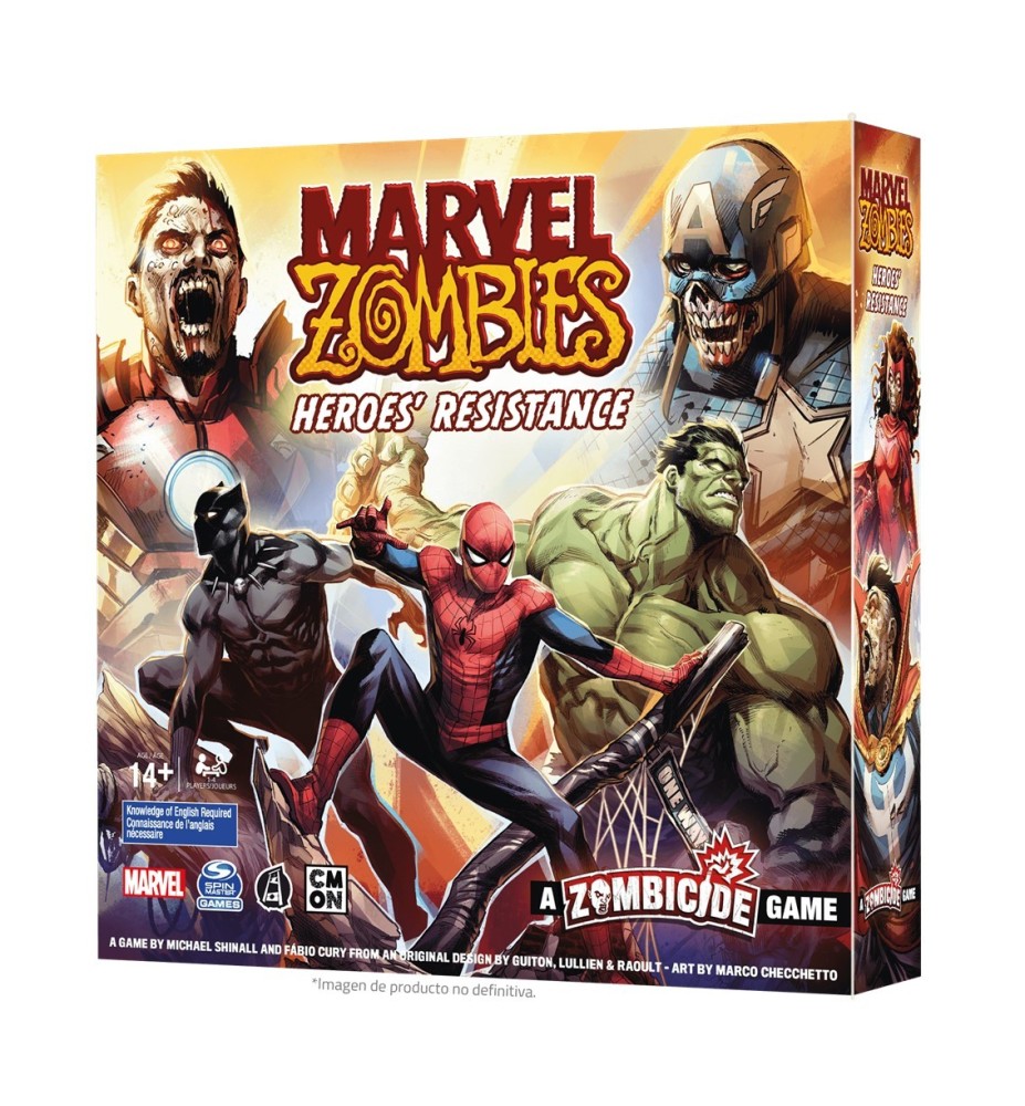 Juego De Mesa Marvel Zombies Heroes Resistance Edad Recomendada 14 Años