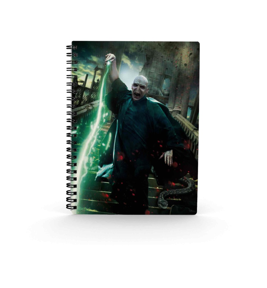 Libreta Efecto 3d Sd Toys Harry Potter Póster Voldemort