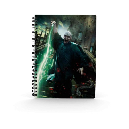 Libreta Efecto 3d Sd Toys Harry Potter Póster Voldemort