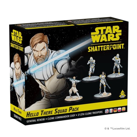 Juego De Mesa Star Wars Shatterpoint Hello There General Obi - Wan Kenobi Squad Pack