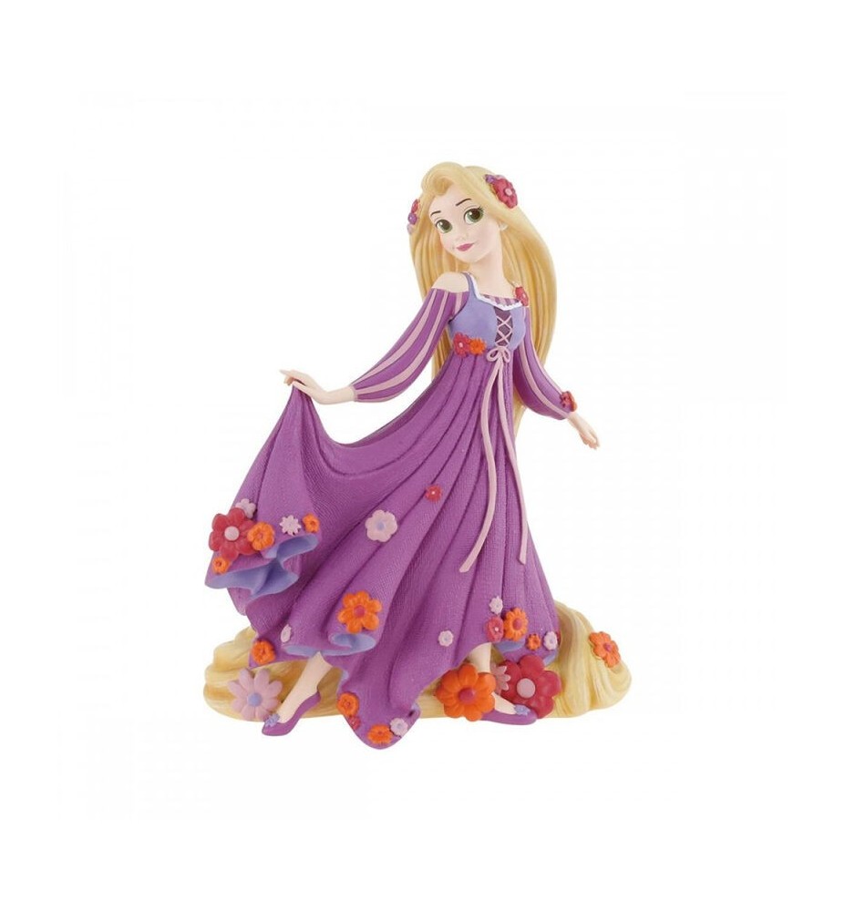 Figura Decorativa Enesco Disney Rapunzel Floreada