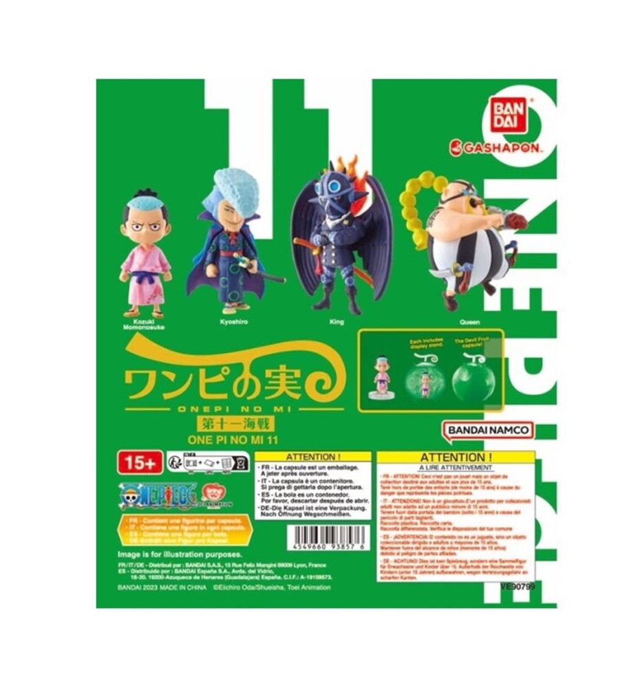 Set Gashapon Figuras Bandai Lote 20 Articulos One Piece No Mi 11