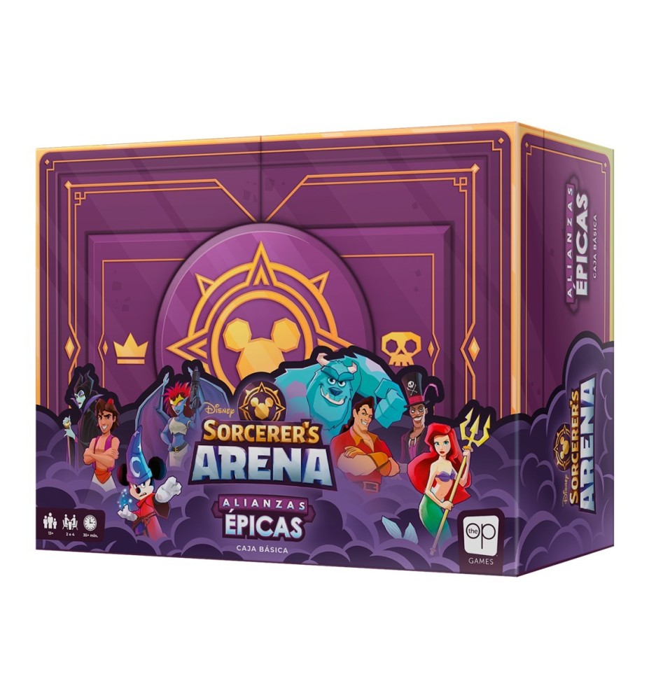 Juego De Mesa Disney Sorcerer´s Arena Alianzas Epicas Edad Recomendada 13 Años