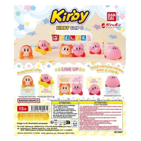 Set Gashapon Lote 40 Articulos Kirby Clip 2