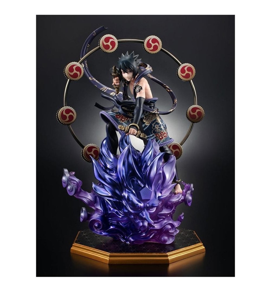 Figura Megahouse Gem Series Naruto Shippuden Sasuke Dios Del Trueno