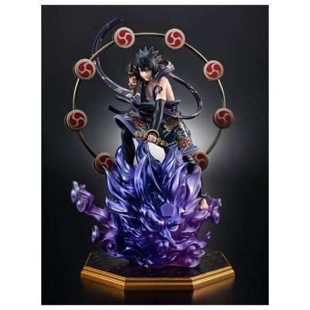 Figura Megahouse Gem Series Naruto Shippuden Sasuke Dios Del Trueno