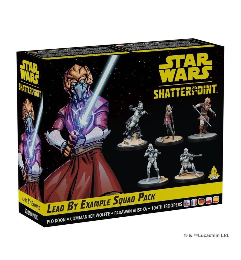 Juego De Mesa Star Wars Shatterpoint Lead By Example Squad Pack