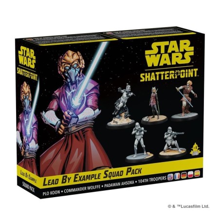 Juego De Mesa Star Wars Shatterpoint Lead By Example Squad Pack