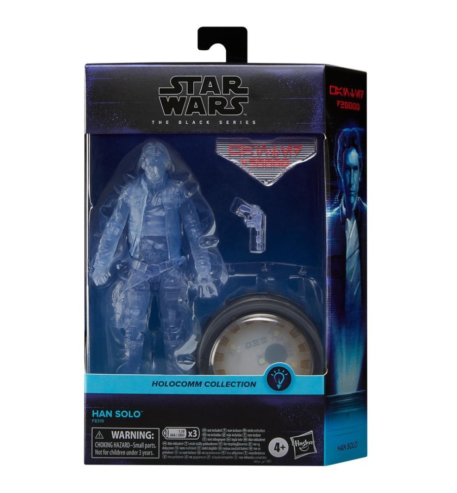 Figura Hasbro Star Wars The Black Series Holocomm Collection Han Solo