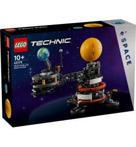 Lego Technic Planeta Tierra Y Luna En Órbita