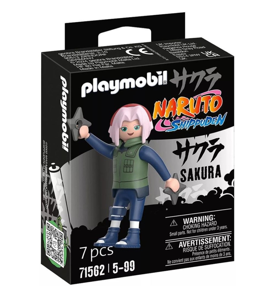 Playmobil Naruto Shippuden Sakura Cuarta Guerra Ninja