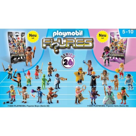 Playmobil Desk Display Figuras Niña 48 Serie 26