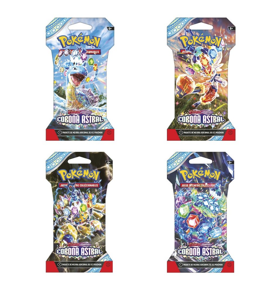 Juego De Cartas Pokémon Tcg Sv07 Sleeved Booster 24 Unidades Español