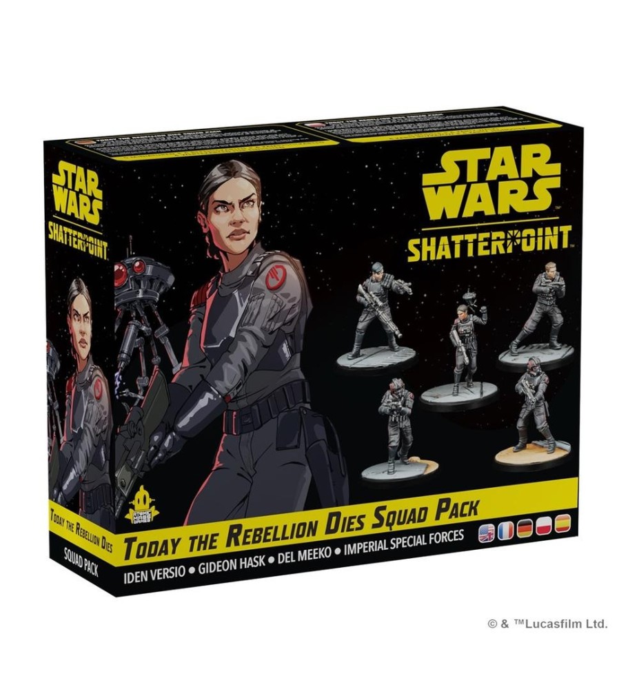 Juedo De Mesa Star Wars Shatterpoint Today The Rebellion Dies Squad Pack Edad Recomendada 14 Años