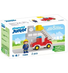 Playmobil Junior Camion De Bombero