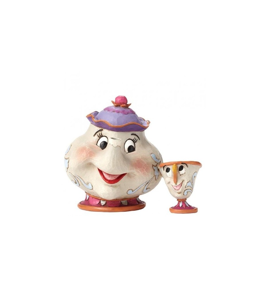 Figura Enesco Disney La Bella Y La Bestia Mrs Potts & Chip