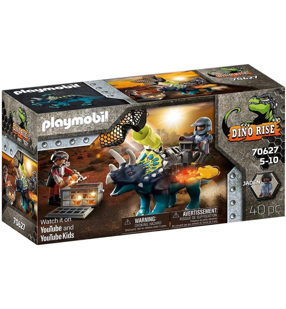 Playmobil Triceratops: Disturbios Por Las Piedras Legendarias