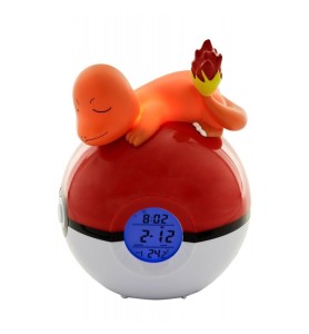 Lámpara Reloj Despertador Teknofun Madcow Entertainment Nintendo Pokémon Charmander Led