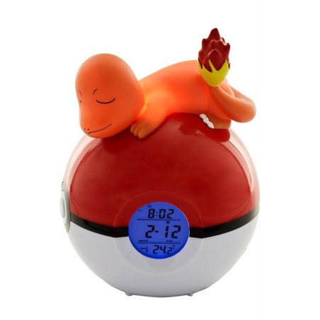 Lámpara Reloj Despertador Teknofun Madcow Entertainment Nintendo Pokémon Charmander Led