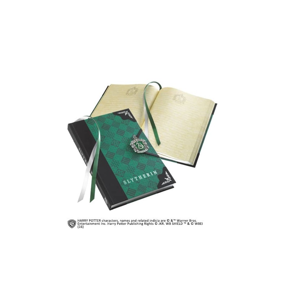 Libreta Diario The Noble Collection Harry Potter Slytherin Cierre Especial