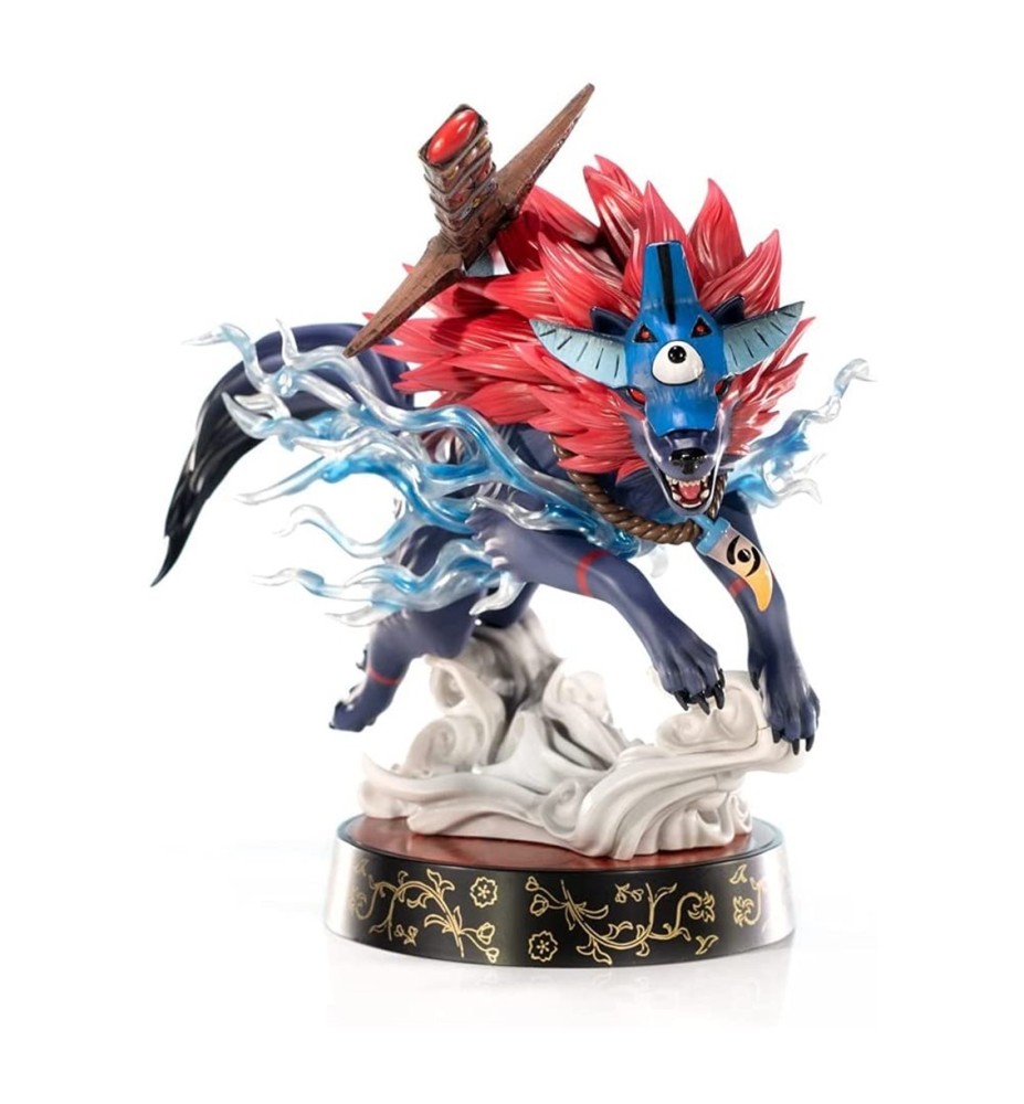 Figura First 4 Figures Okami Oki Wolf Form Edicion Estandar Estatua