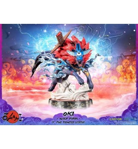 Figura First 4 Figures Okami Oki Wolf Form Edicion Estandar Estatua