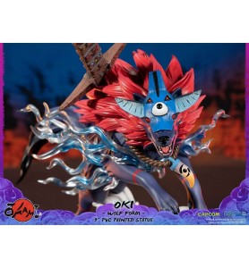 Figura First 4 Figures Okami Oki Wolf Form Edicion Estandar Estatua